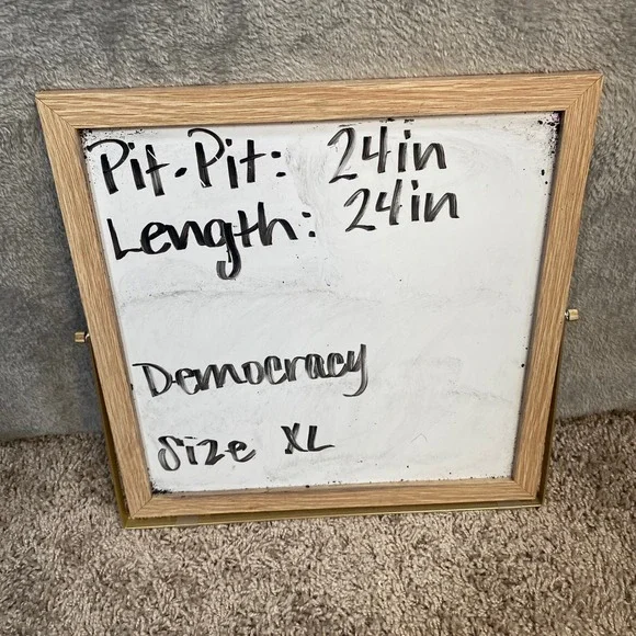 Democracy Eyelet Embroidered Sweatshirt Womens XL Boho Chic Cottagecore - Picture 6 of 6